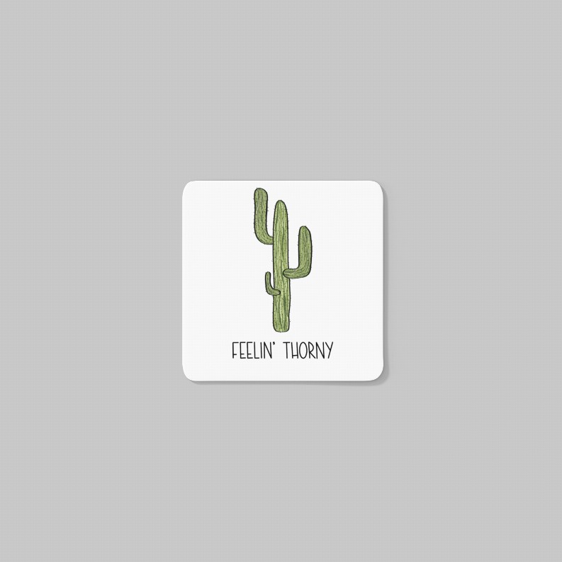 Feelin' Thorny Cactus Coaster