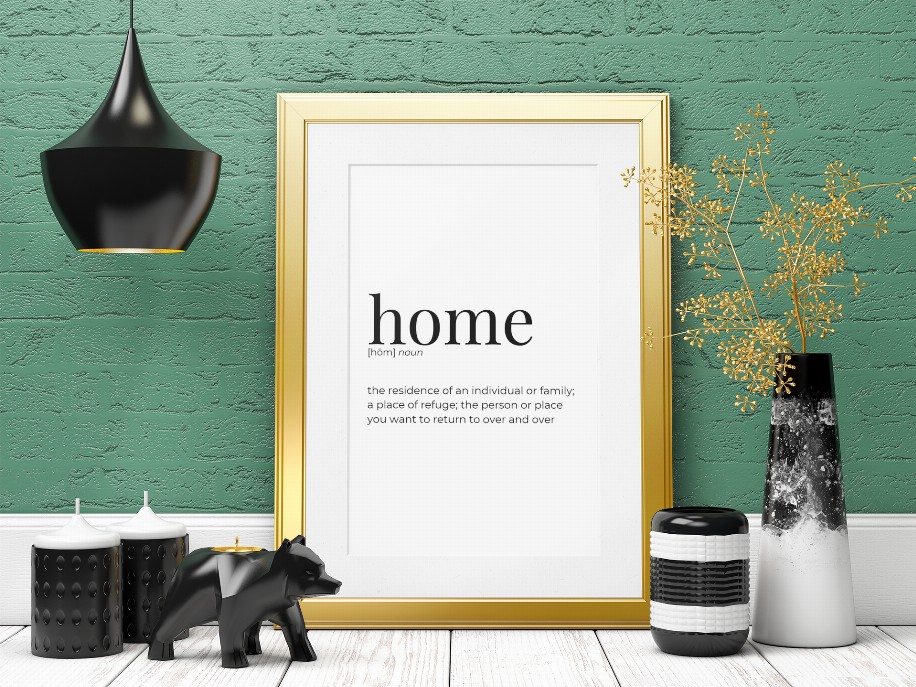 Home - Greeting Card/Wall Art Print