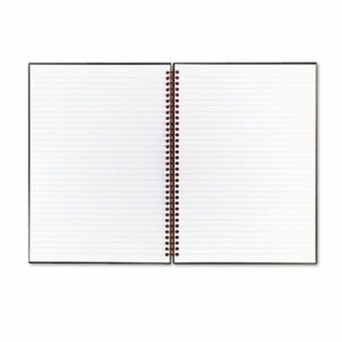 Black n' Red Hardcover Business Notebook - 70 Sheets - Double Wire Spiral - 24 lb Basis Weight - Letter - 8 1/2" x 11" - White P