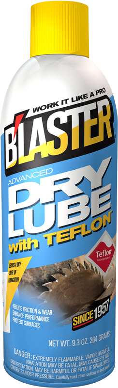 Blaster Dry Lubricant W/Teflon 9.3 Oz