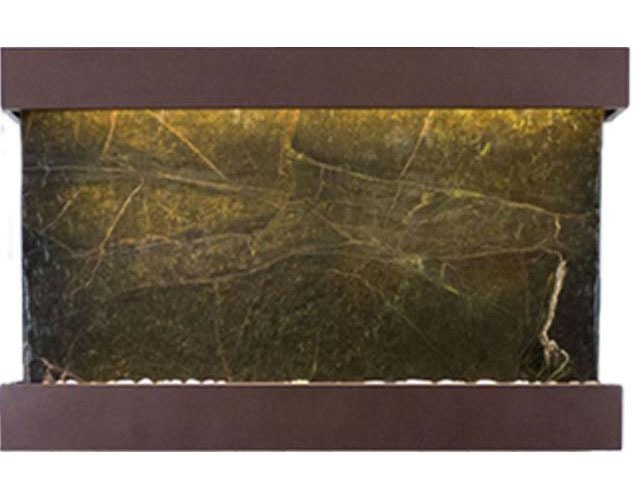 Horizon Falls Classic Large Fountain 33" x 51" Rainforest Green Marble w/Coppervein Trim