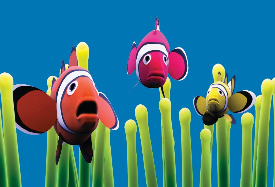 Animal Art - Motion Magnet - Clownfish