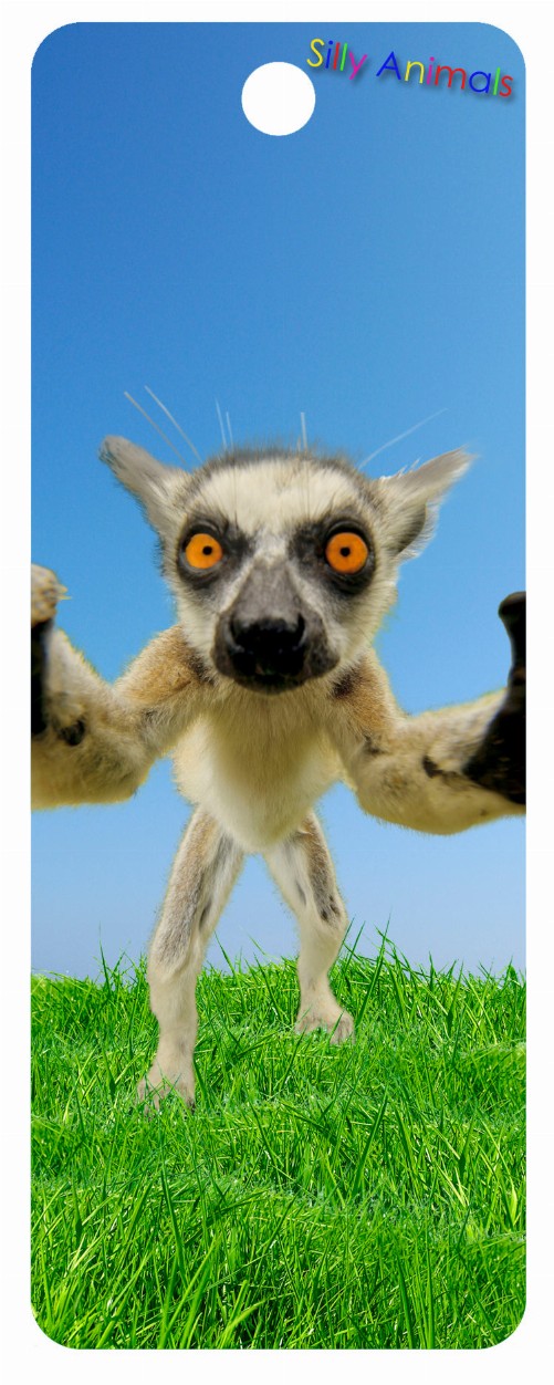 Lemur Selfie - 3D Bookmark