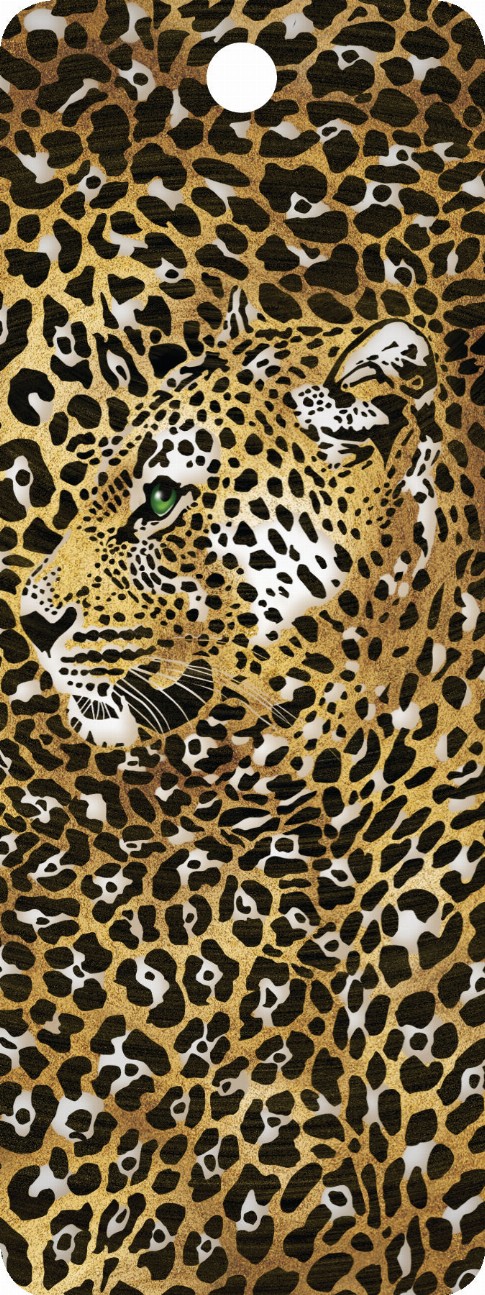 Leopard - 3D Bookmark