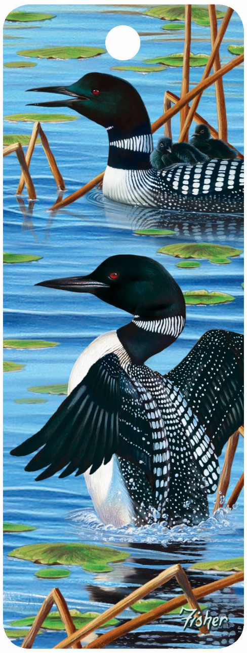 New Loon - 3D Bookmark