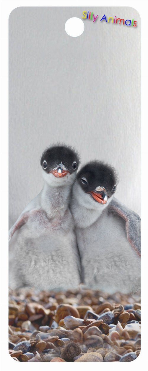 Penguin Besties - 3D Bookmark