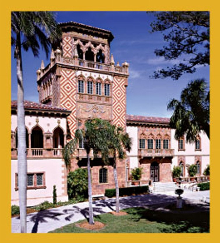 Ringling Mansion (Front View) - Magnetic Bookmark