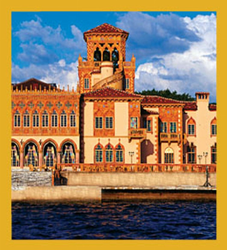 Ringling Mansion (View from the Bay) - Magnetic Bookmark