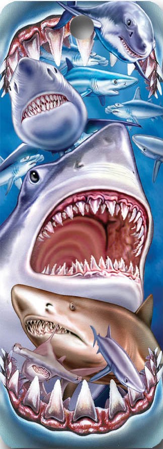 Shark Attack - 3D Bookmark