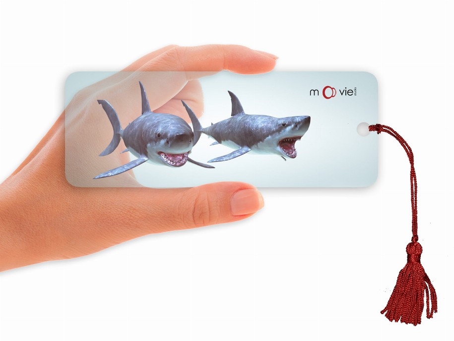 Sharks- Clear Motion Bookmark