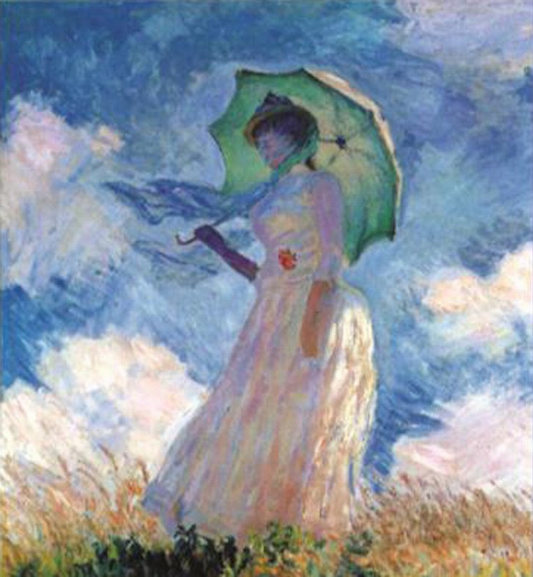 The Stroll (Monet) - Magnetic Bookmark