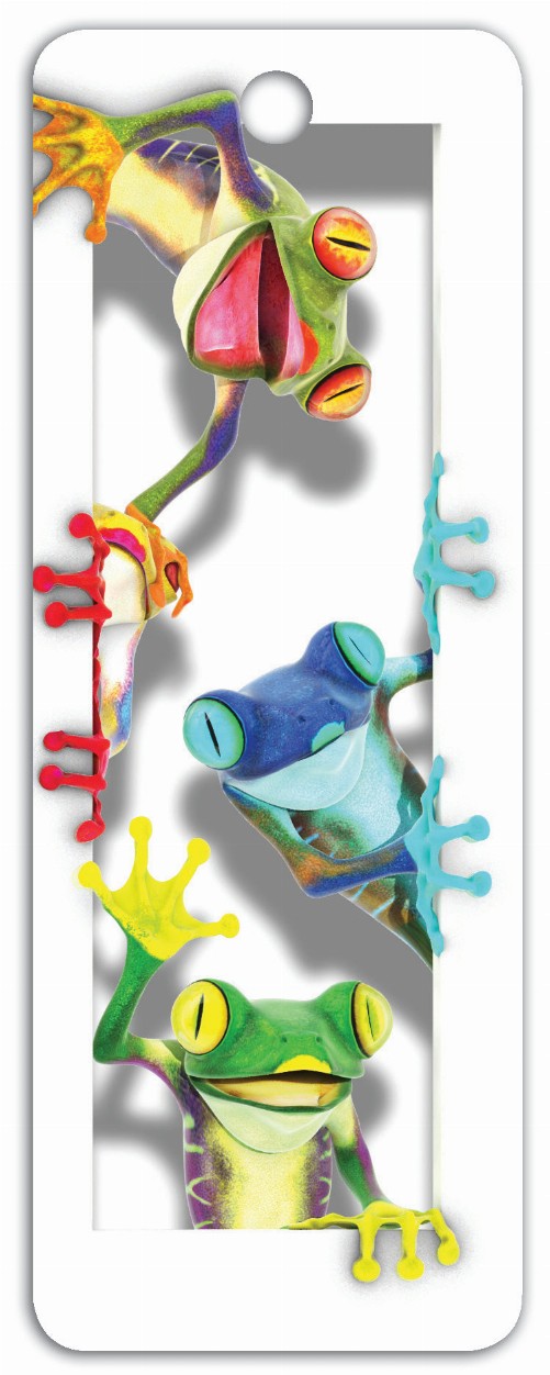 Tree Frogs - 3D Bookmark