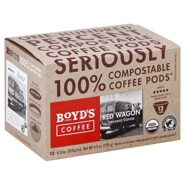 Boyds Coffee Red Wagon Single Cup Pods (6x12 CT)