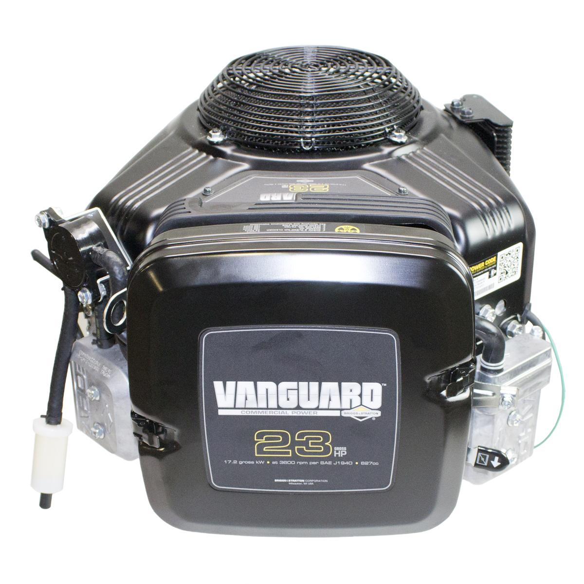 23hp Vertical 1"x3-5/32" Shaft, Vanguard, Twin, OHV, ES, 16 Amp Alt, Oil Cooler Briggs & Stratton Engine