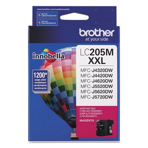 Brother Genuine Innobella LC205M Super High Yield Magenta Ink Cartridge - Inkjet - Super High Yield - 1200 Pages - Magenta - 1 E
