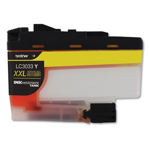 Brother Genuine LC3033Y Single Pack Super High-yield Yellow INKvestment Tank Ink Cartridge - Inkjet - Super High Yield - 1500 Pa