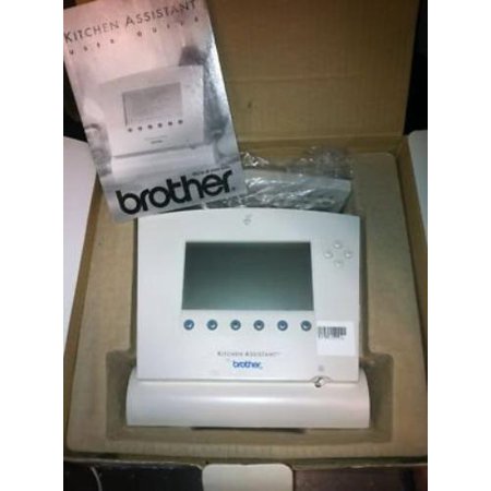 BROTHER ELECTRONIC COOKBOOK W/ KEYBO_old