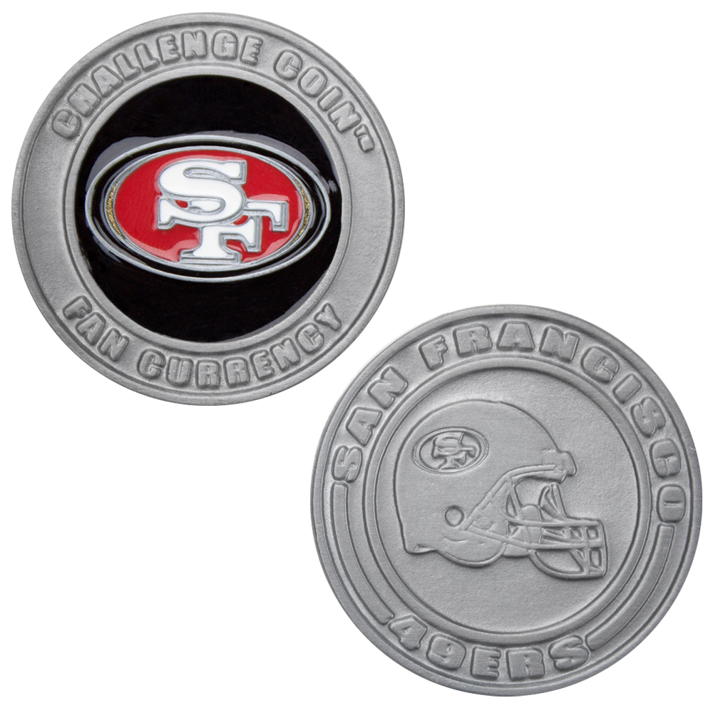 Challenge Coin Card Guard - San Francisco 49ers