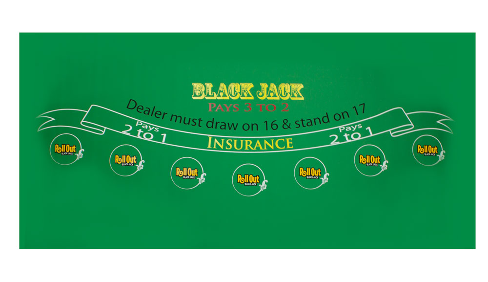 Rollout Gaming Blackjack Table Top