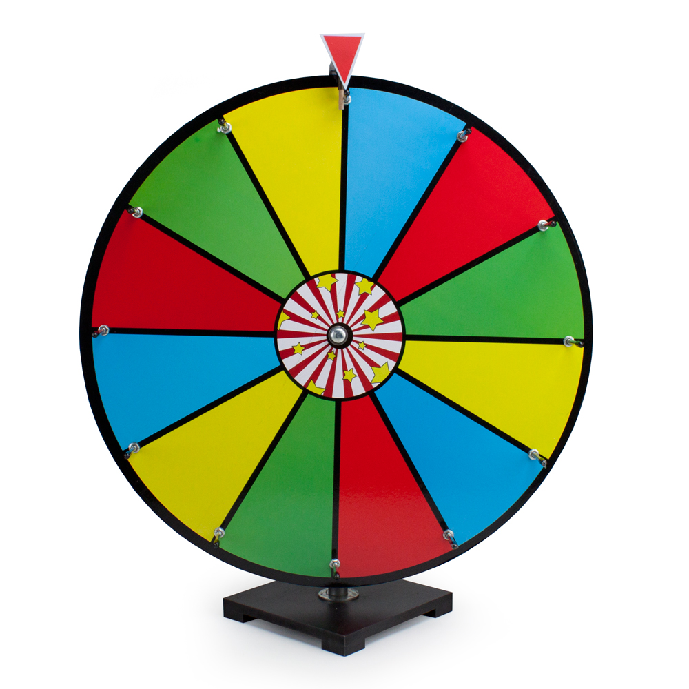 24" Color Dry Erase Prize Wheel