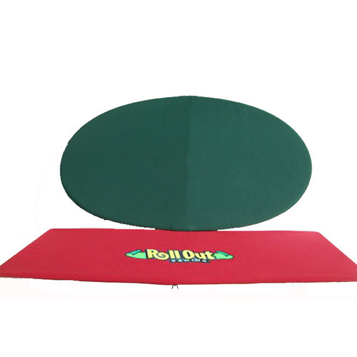 Rollout Gaming 48"x82" Red/Green Neoprene Playing Surface