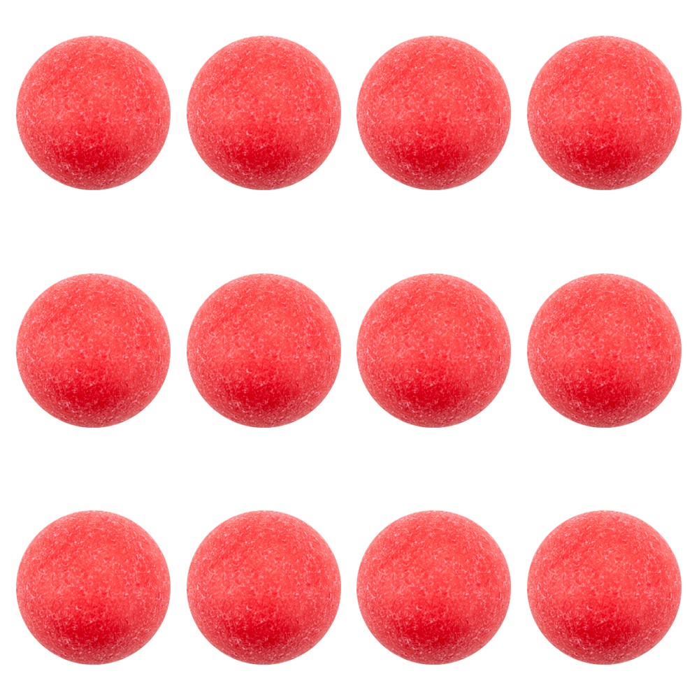 Pack of 12 Red Textured Foosballs