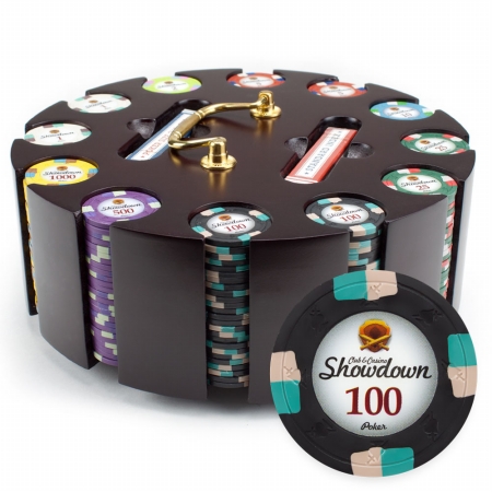 300ct Claysmith Gaming Showdown Chip Set in Carousel