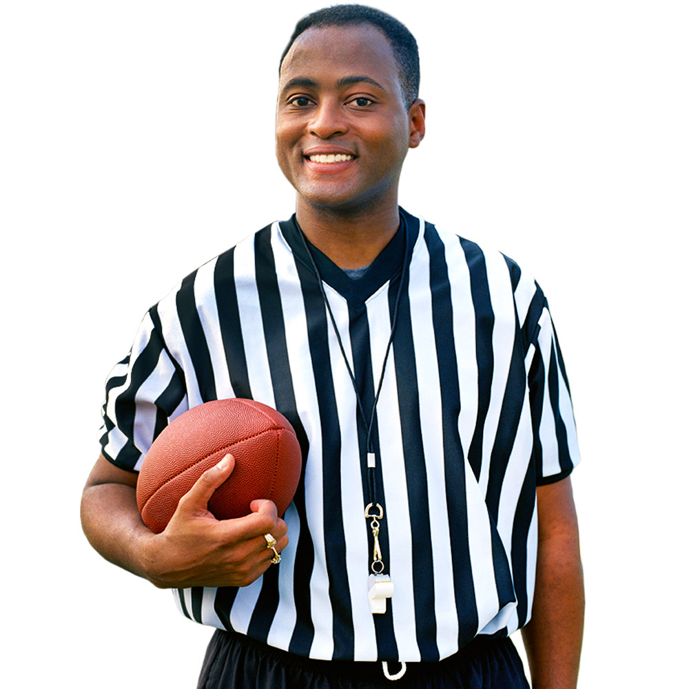 Men's V-neck Referee Jersey, medium