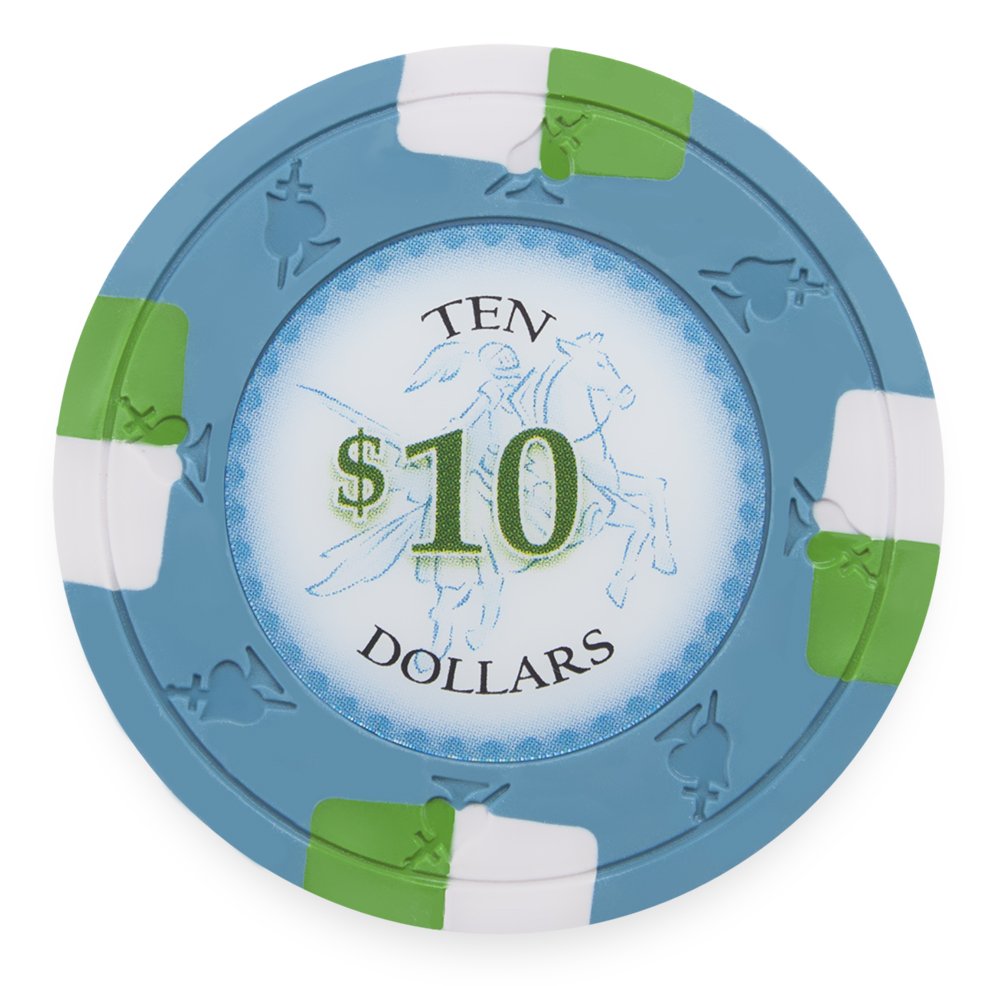 Poker Knights 13.5 Gram, $10, Roll of 25