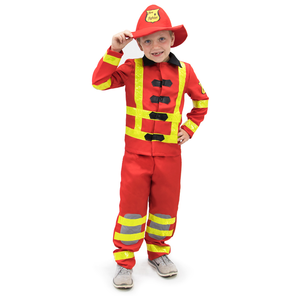 Flamin' Firefighter Children's Costume, 3-4