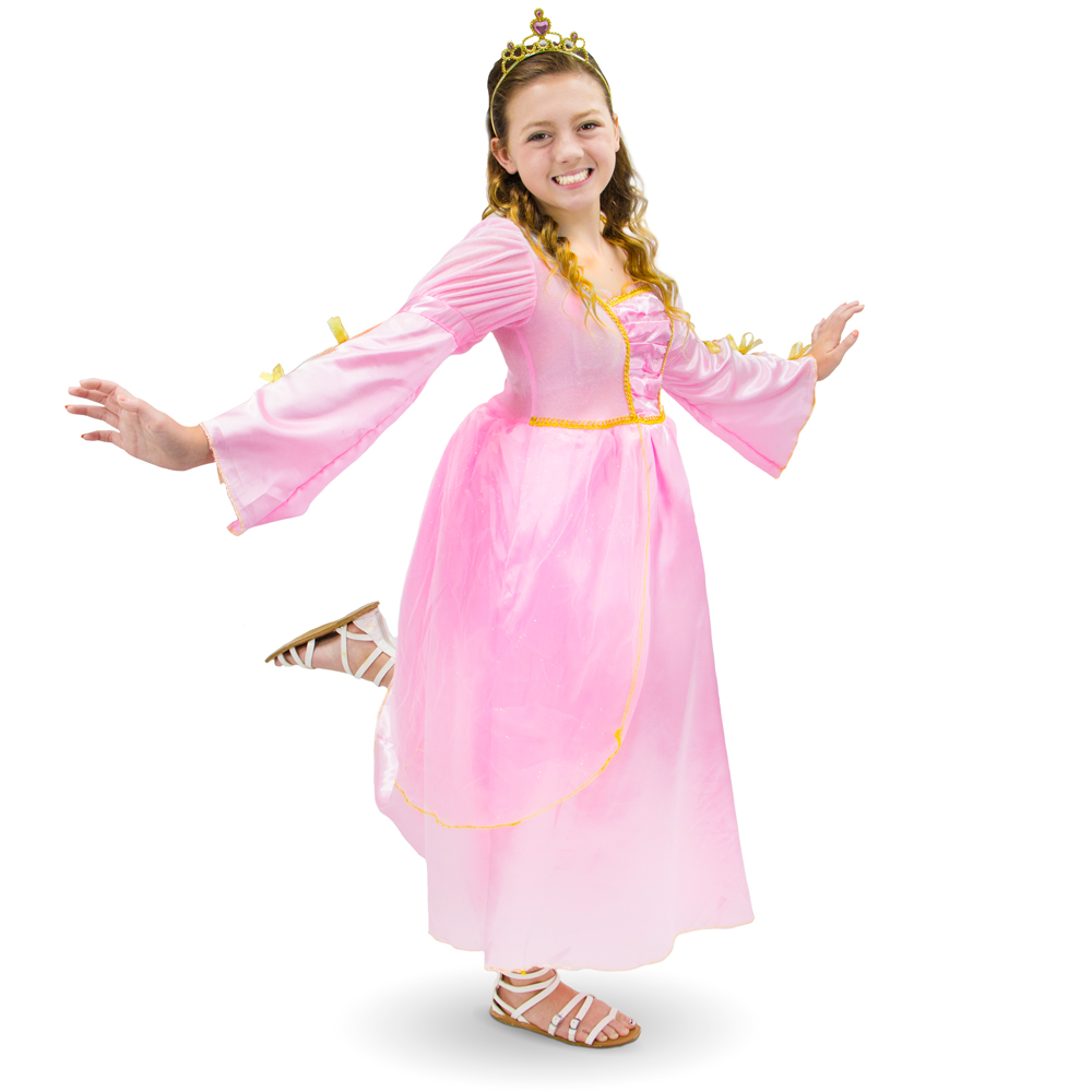 Pink Princess Children's Costume, 3-4