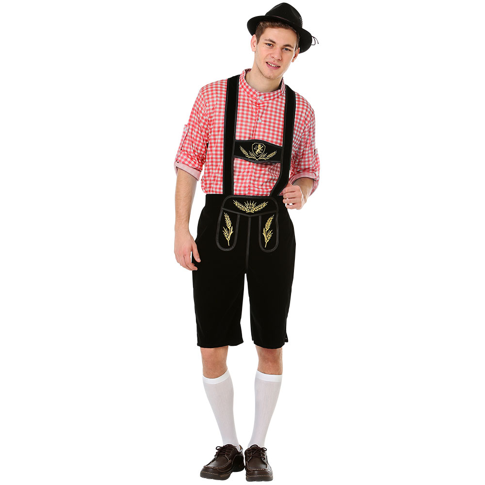 Oktoberfest Lederhosen Halloween Costume, Medium