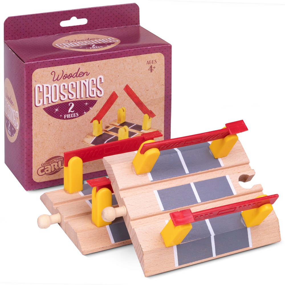 Train Track Crossings, 2-pack