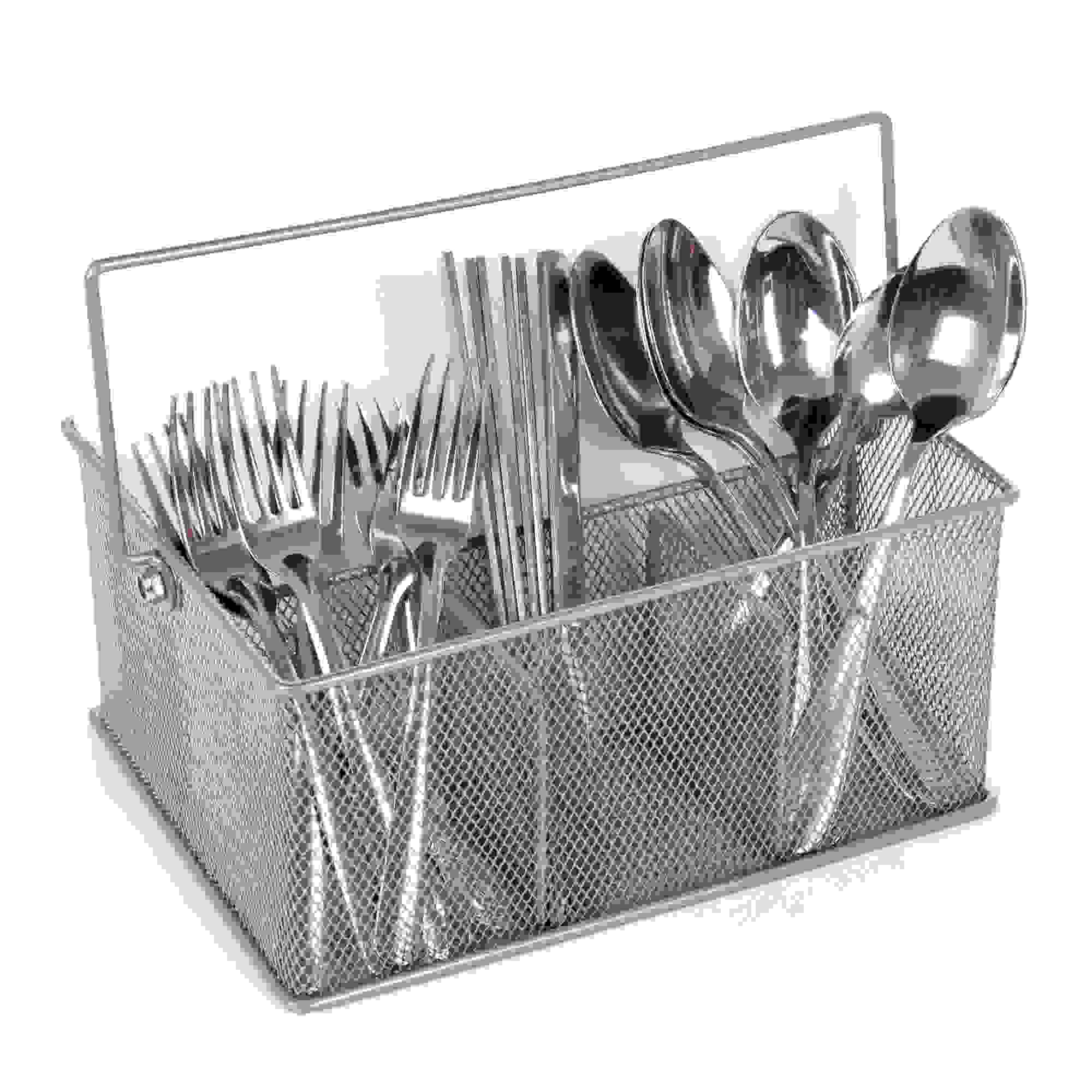 Utensil Organizer, Silver