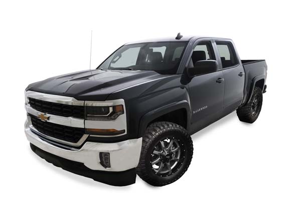 16-C SILVERADO 69.3/78.8/97.8IN BED BLACK FF OE 4 PC