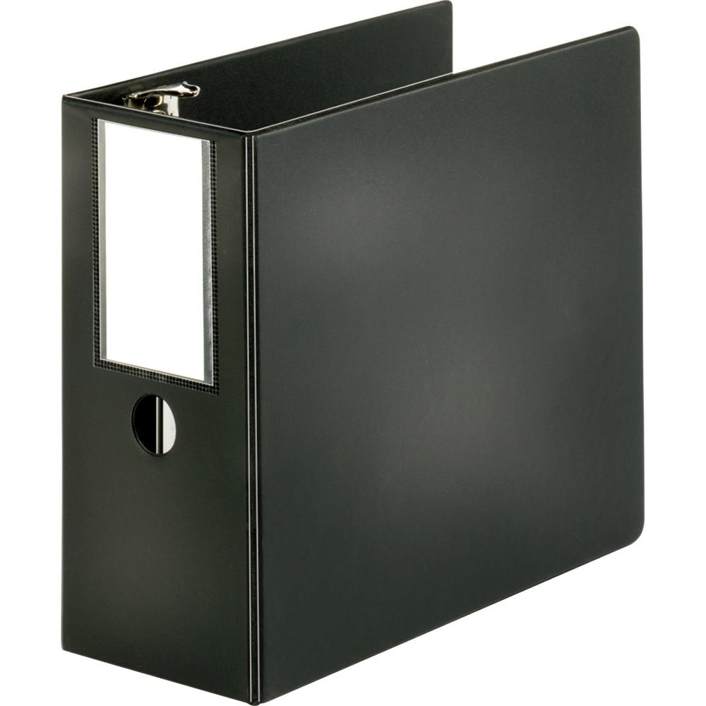 Business Source Slanted D-ring Binders - 5" Binder Capacity - Letter - 8 1/2" x 11" Sheet Size - 3 x D-Ring Fastener(s) - 2 Inte