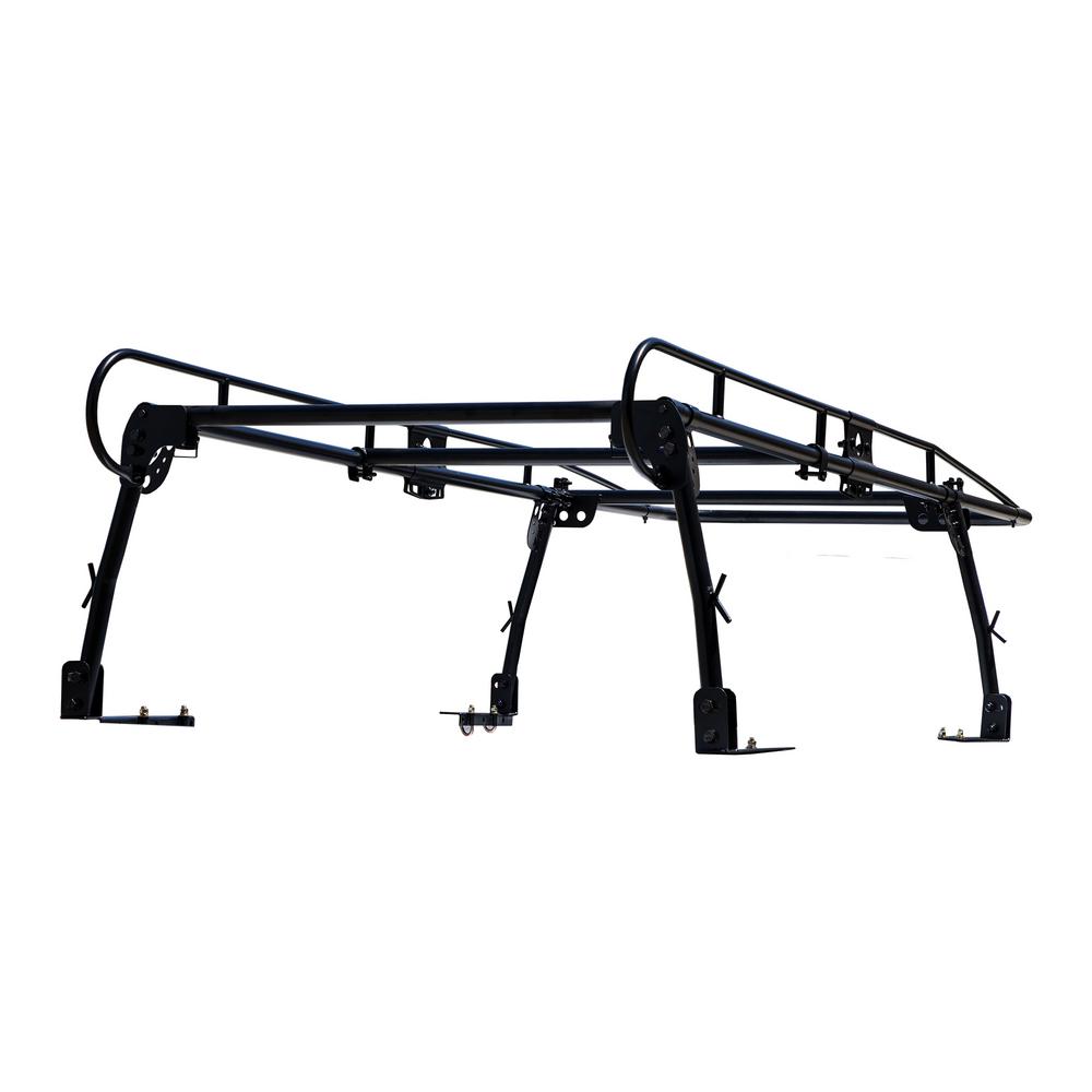 UNIVERSAL STEEL TRUCK LADDER RACK, BLACK POWDER COAT