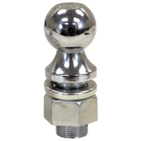 CHROME TOWING BALL, 2IN X 1-1/4IN X 2-1/4IN, 7,500#