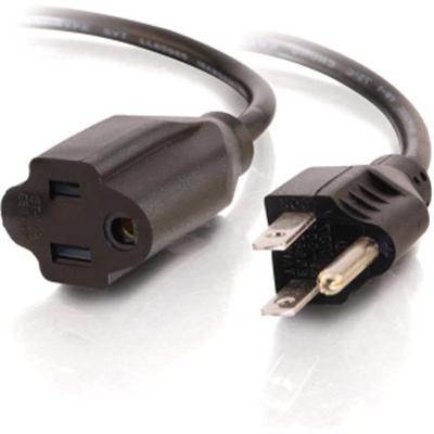 1' NEMA 5 15 P R Pwer Extension Cord