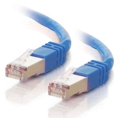 5' Shielded CAT5E Patch Blue