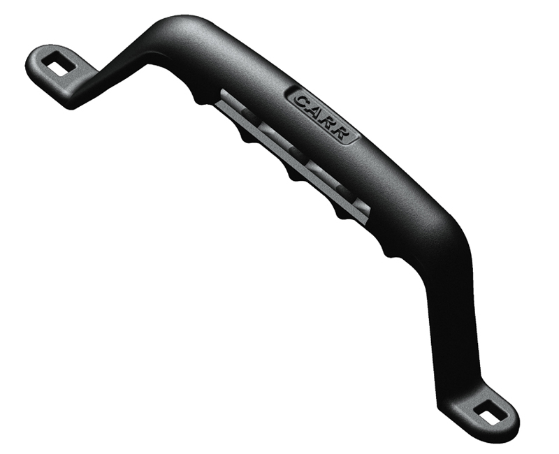 Grab Handle Cast Bolt-On Black Powder Coat - single