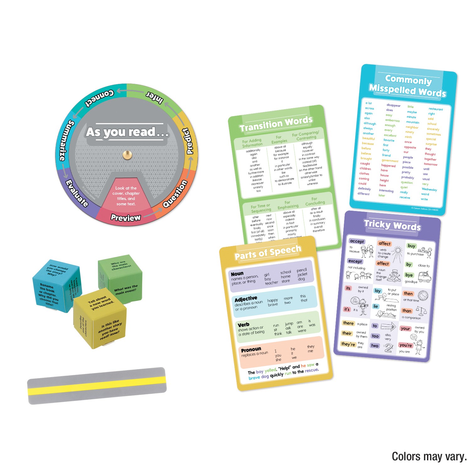 Be Clever Wherever Reading & Writing Tool Kit Manipulative, Grade 3-5