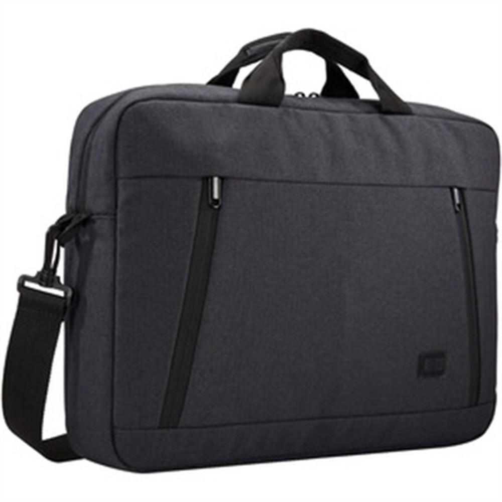 Huxton 15.6" Laptop Attache, Fits Devices Up to 15.6", Polyester, 16.3 x 2.8 x 12.4, Black