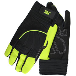 Cat Glove Hi Vis Padded Palm Utility Xl