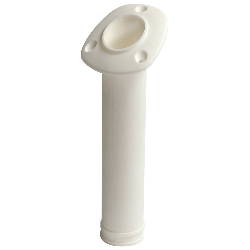 C.E. Smith Flush Mount 30(o) Nylon Rod Holder - White