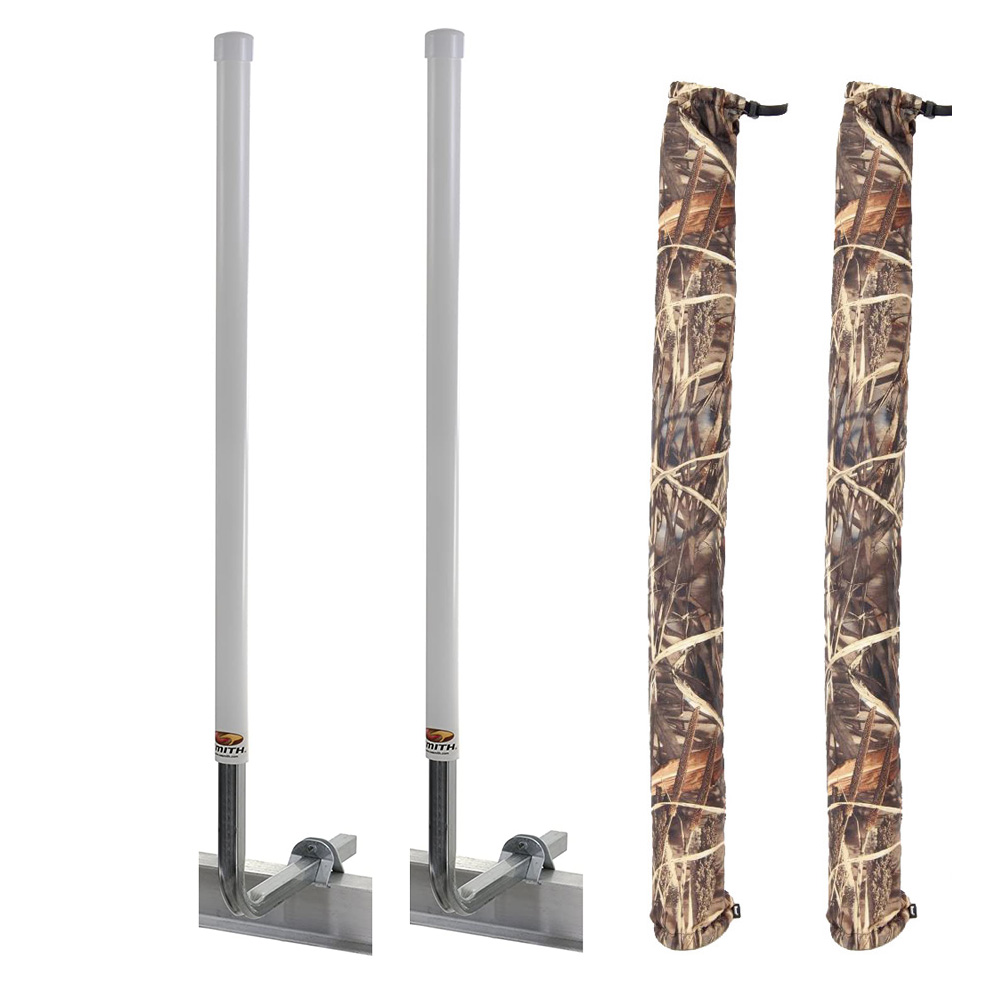 C.E. Smith 60" Post Guide-On w/I-Beam Mounting Kit & FREE Camo Wet Lands Post Guide-On Pads