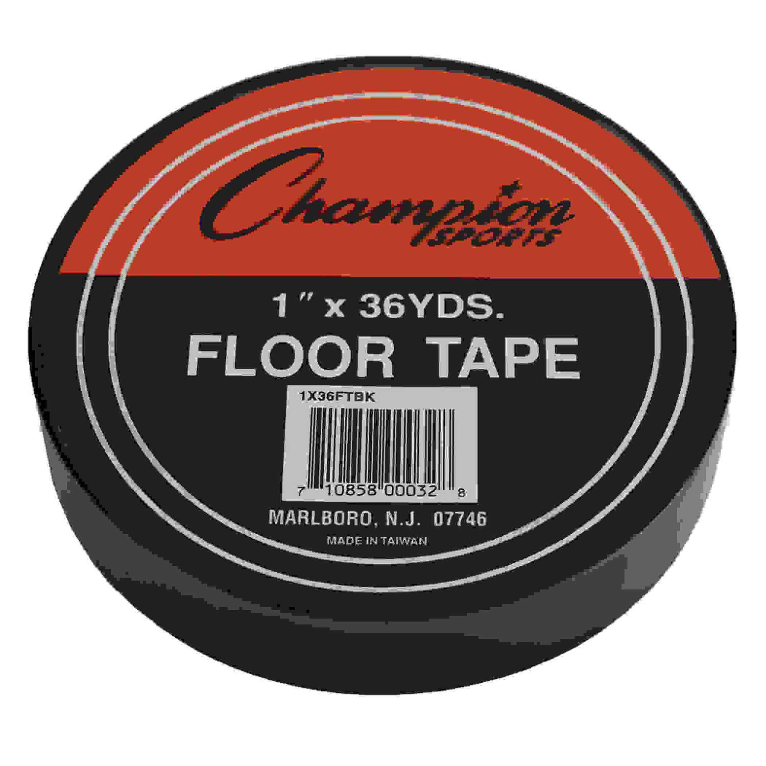 Floor Marking Tape, 1" x 36 yd, Black