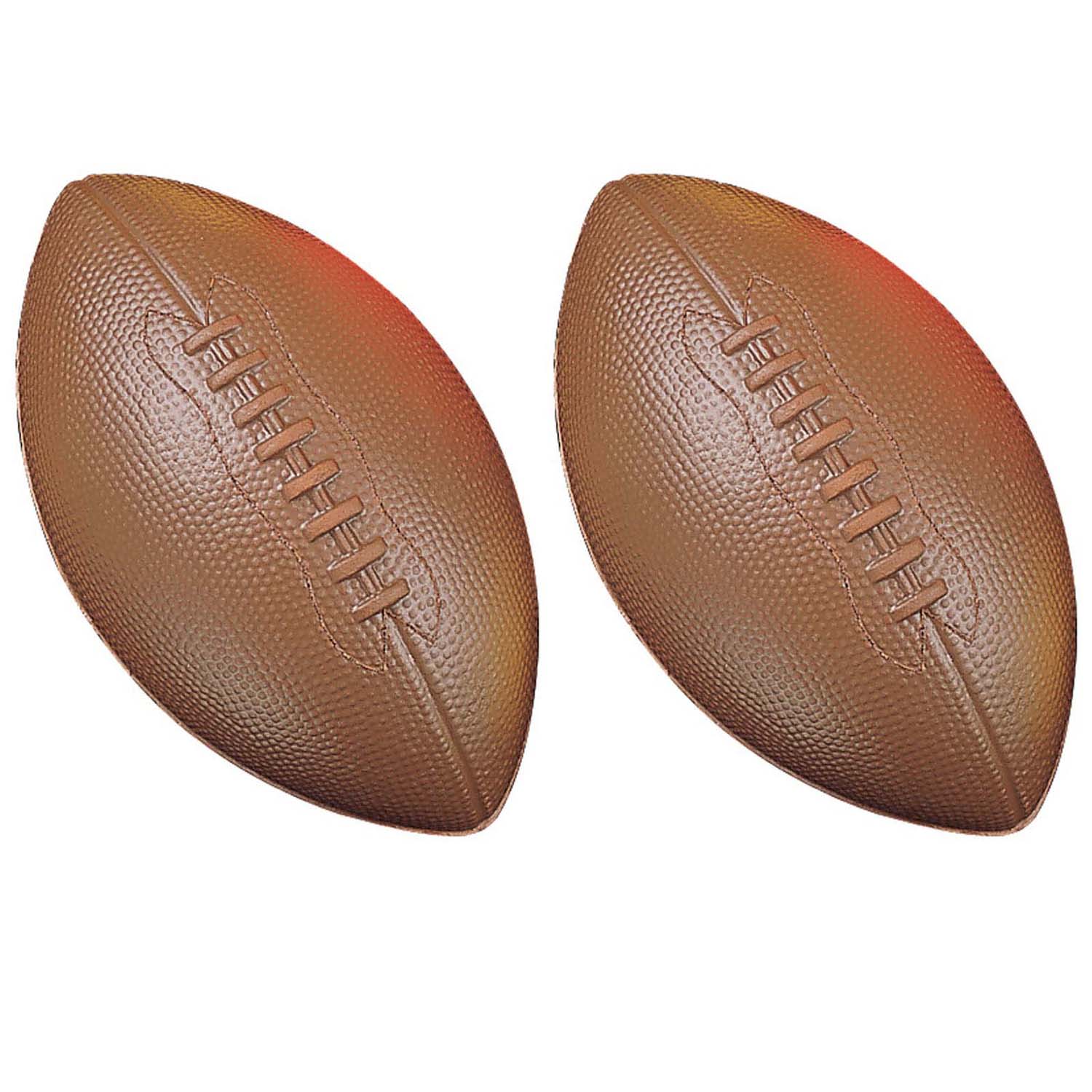 Coated High Density Foam Football, Pack of 2