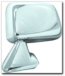 Original Style Replacement Mirror Toyota Driver Side Manual Foldaway Non-Heated Chrome