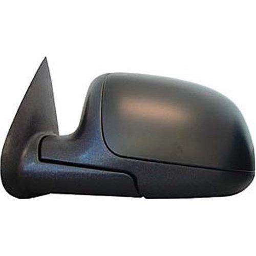 Original Style Replacement Mirror Chevrolet/GMC/Cadillac Driver Side Manual Foldaway Non-Heated Black Cap